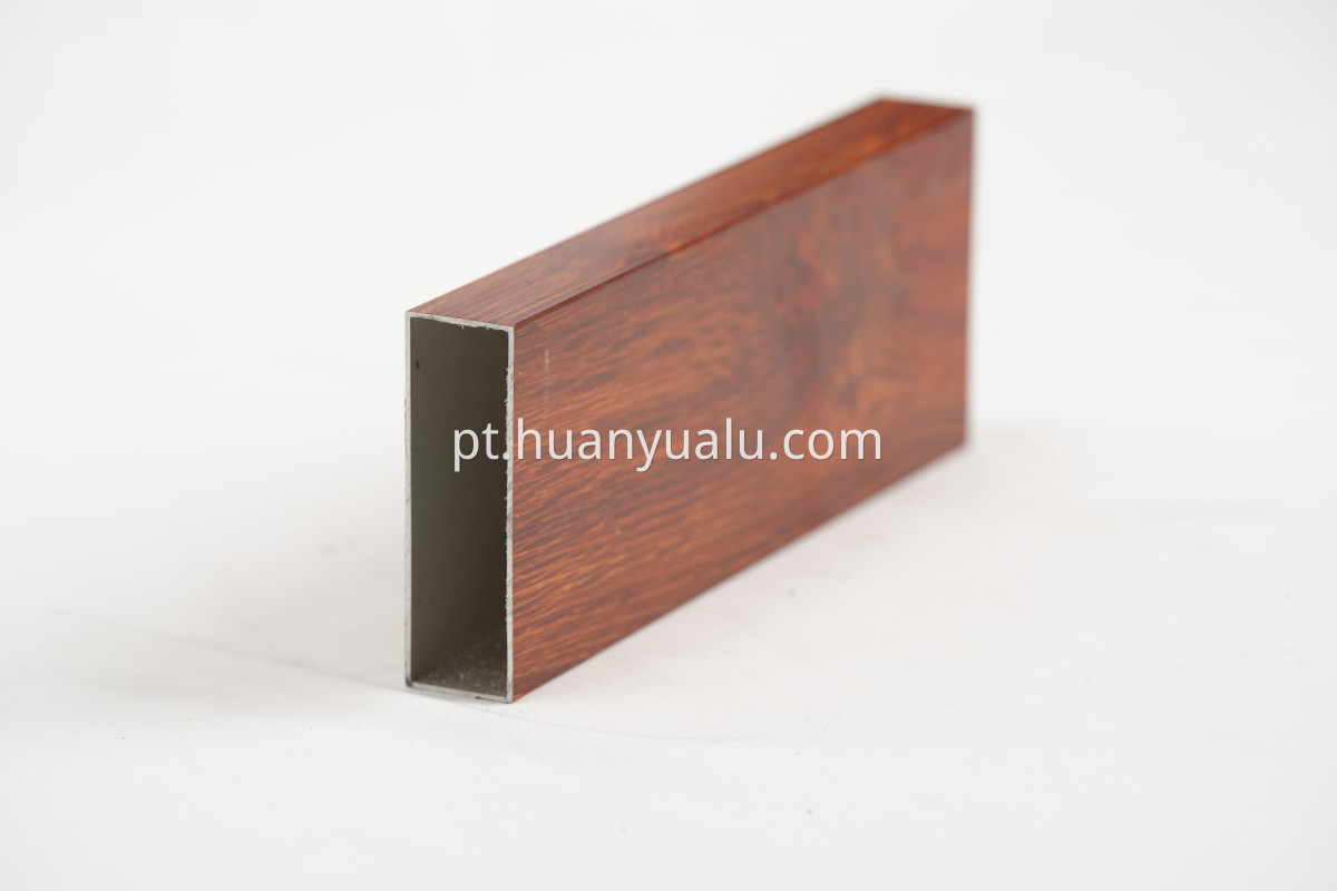 Tubo de impressão de transferência de grãos de madeira Wood grain transfer printing pipe